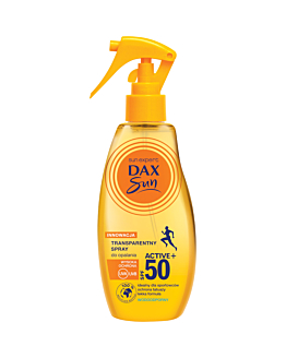 Dax Sun, transparentny spray do opalania SPF 50 triger, 200 ml