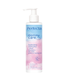 Perfecta Mommy Care, delikatna chmurka-mus otulająca do ciała – przeciw rozstępom, 195 ml