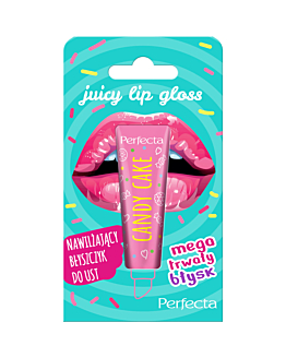 Perfecta Lip Gloss, nawilżający błyszczyk do ust Candy Cake, 10 g
