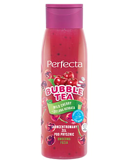 Perfecta Bubble Tea Skoncentrowany żel pod prysznic Wild Cherry+Zielona Herbata, 400ml