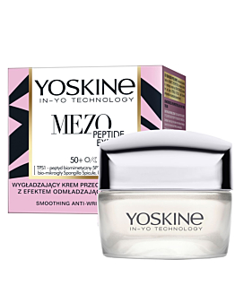 Yoskine Mezo Peptide Expert Wygładzający Krem Przeciwzmarszczkowy z efektem odmładzającej mezoterapii 50+ na dzień i na noc