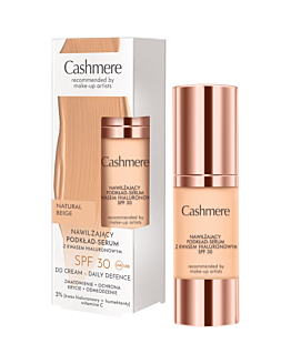 Cashmere DD Nawilżający podkład-serum z kwasem hialuronowym SPF 30 Natural Beige