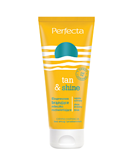 Perfecta Tan&Shine Expresowo brązujące mleczko rozświetlające