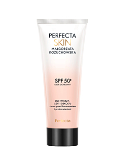 Perfecta Skin Małgorzata Kożuchowska krem ochronny SPF 50+ do twarzy, szyi i dekoltu