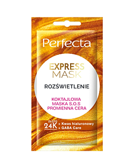 Perfecta Express Maseczka do twarzy Rozświetlająca, koktajlowa SOS