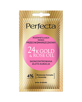 Perfecta 24K Gold & Rose Oil Maschera Illuminante Antirughe