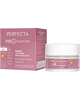 Perfecta Pro Age Factor Krem aktywnie wygładzający, na dzień 