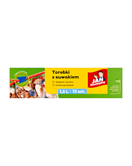 Jan Niezbędny Torebki z suwakiem 1,5L 12 szt.