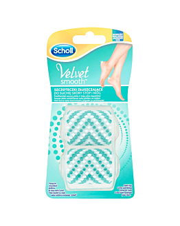 Scholl Velvet Smooth Szczoteczki złuszczające do suchej skóry stóp i nóg 