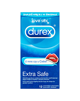 Durex Extra Safe Emoji Prezerwatywy, 12 szt.