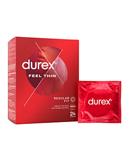 Durex Feel Thin Preservativi, 24 pezzi.