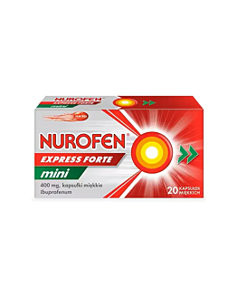 Nurofen Express Forte Mini 400 mg, kapsułki 20 szt.