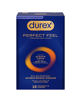 Durex Perfect Feel Preservativi 16 pezzi.