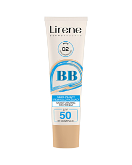 Lirene BB Nawilżający krem koloryzujący SPF 50, 02 Nude
