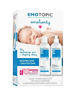 Emotopic E Zestaw: Emulsja 400ml + Balsam 400ml 