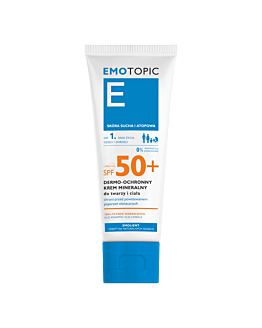 Emotopic SPF50+ Dermoochronny krem mineralny do twarzy i ciała