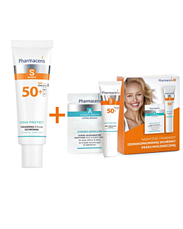 Pharmaceris Zestaw (Emulsja S Sensi Protect SPF50+ + Zestaw miniaturek)
