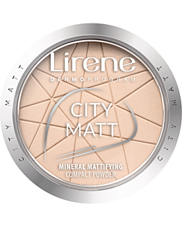 Lirene City Matt mineralny puder matujący, 01
