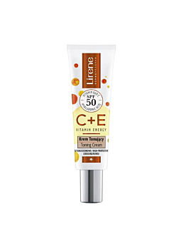 Lirene C+E Vitamin Energy Krem tonująco-rozświetlający SPF50