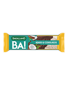 Bakalland Baton kokosowy w czekoladzie 80 g