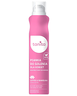 Tanita Vegan Pianka do golenia Lotos & Bawełna 200ml