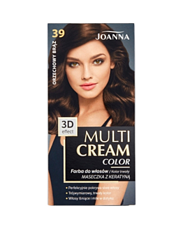 Joanna Multi Cream Color Tintura per capelli, 39 Marrone Nocciola