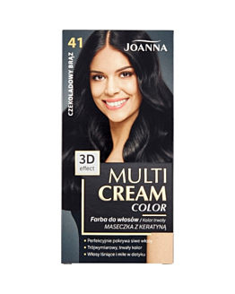 Joanna Multi Cream Color Tintura per capelli, 41 Marrone Cioccolato
