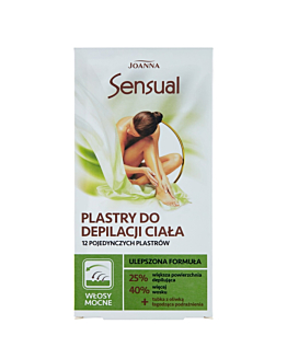 Joanna Sensual Plastry do depilacji ciała 
