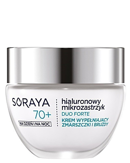 Soraya Hialuronowy Mikrozastrzyk Duo Forte 70+ Krem na dzień i na noc 