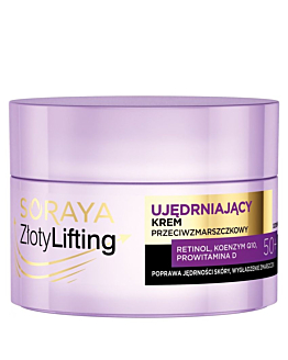 Soraya Złoty Lifting Ujędrniający krem przeciwzmarszczkowy 50+ 50ml
