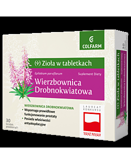 Colfarm Wierzbownica drobnokwiatowa, 30 tabletek