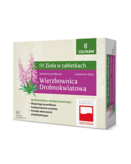 Colfarm Wierzbownica drobnokwiatowa, 60 tabletek
