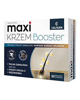 Maxi Krzem Booster Kapsułki, 30 szt.