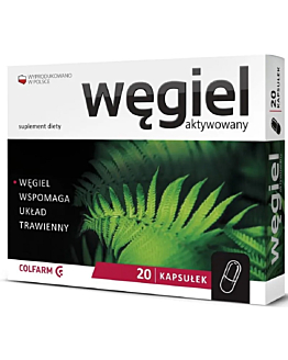  Colfarm Węgiel Aktywowany kapsułki