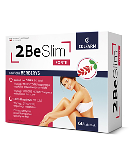 2 Be Slim Forte Suplement diety wspomagający odchudzanie, Tabletki
