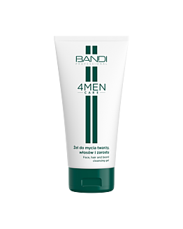 Bandi 4Men Care Żel do mycia twarzy, włosów i zarostu