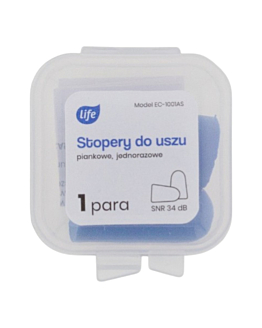 Life Stopery do uszu piankowe, 1 para