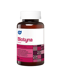 Life Biotyna Żelki pektynowe bez dodatku cukru, 60 szt.