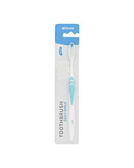 Life Dental Daily Smile Szczoteczka do zębów Niebieska Medium 1 szt.