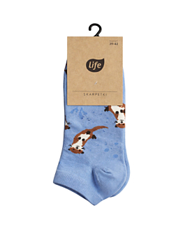 Life stopki bawełniane Hipster, wzór Wydra, rozm. 35-38