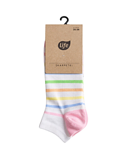 Life stopki bawełniane Hipster, wzór Paseczki, rozm. 39-42