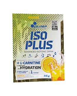 Olimp Iso Plus Powder Smak pomarańczowy Proszek do rozpuszczania, 35 g