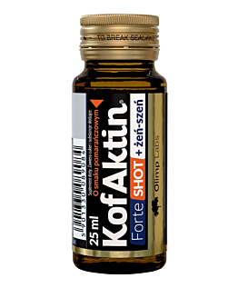 Olimp Kofaktin Forte Shot+żeń-szeń, Smak pomarańczowym, Płyn