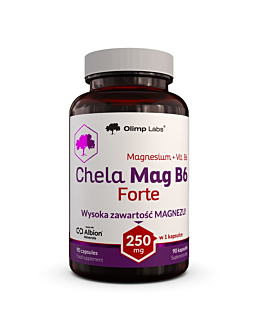 Olimp Chela-Mag B6 Forte, Suplement diety z magnezem i witaminą B6, 90 Kapsułek