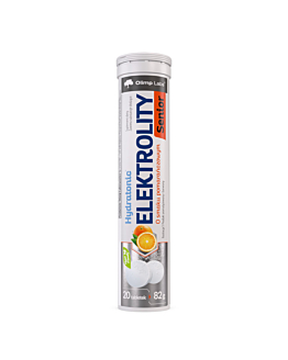 Olimp Hydratonic Elektrolity Senior Pomarańcza Tabletki musujące, 20 szt.