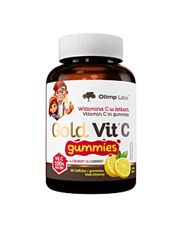 Olimp Gold Vit C gummies żelki o smaku cytrynowym, tabletki 60 szt.