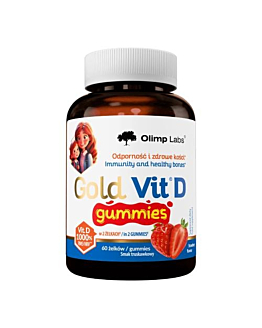 Olimp Gold Vit D Gummies Żelki o smak Truskawkowym, 30 szt.