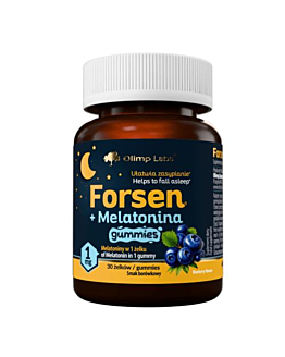 Olimp Forsen + Melatonina Gummies żelki o smaku borówkowym, 30 szt.