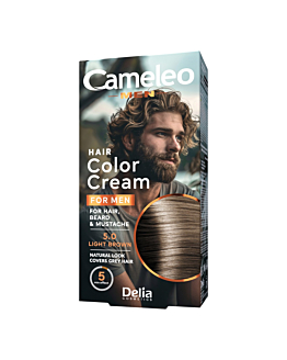 Delia Cameleo Men Hair Color Cream 5.0 Light Brown Farba do włosów
