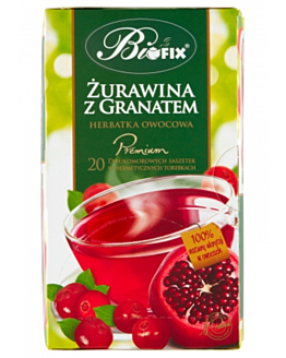 Bifix Herbata Premium, Żurawina-granat
